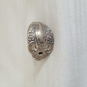 Vintage Silver 1881 Rogers Oneida Spoon Ring